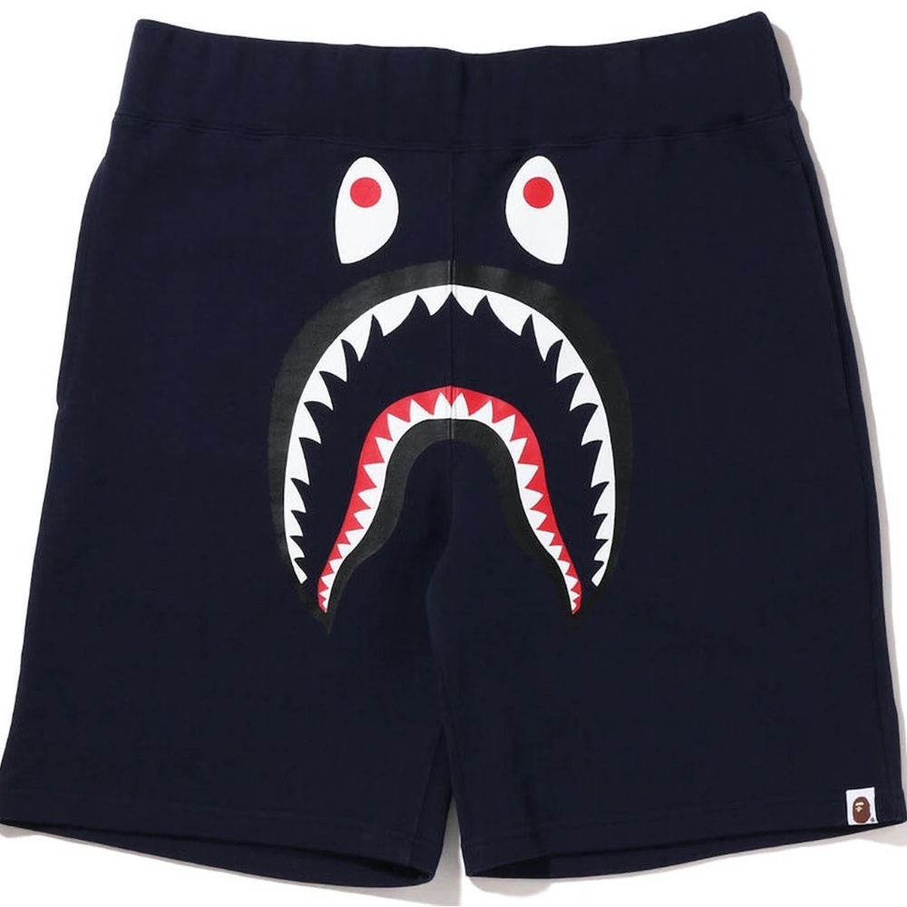 Men’s bape classic shorts navy blue